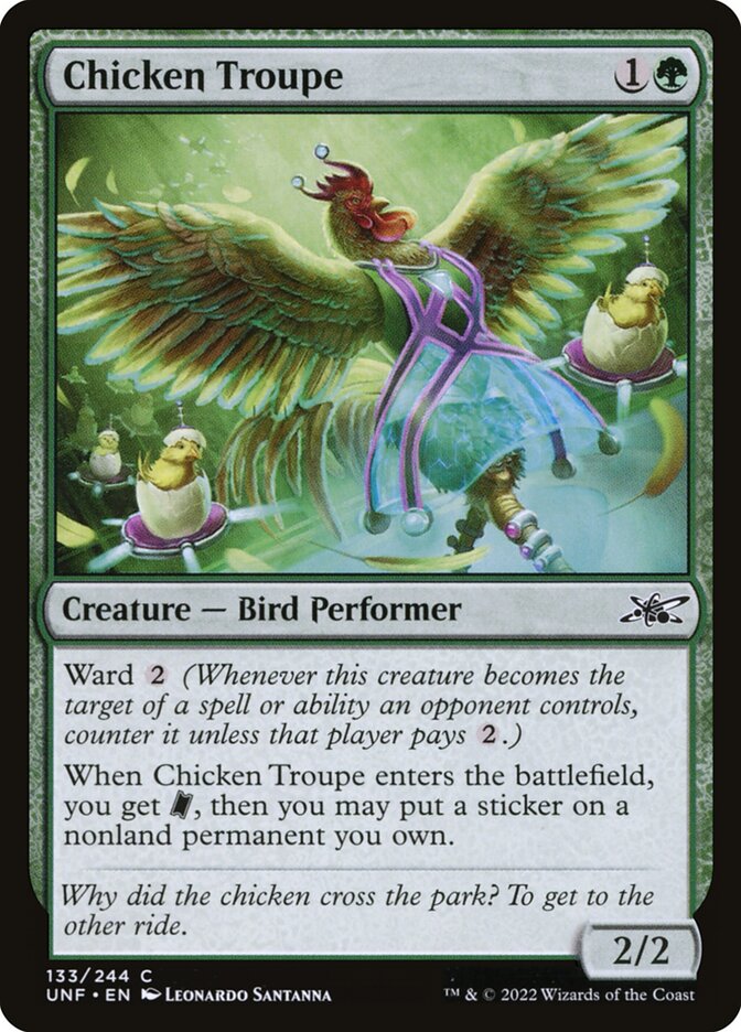Chicken Troupe (133) - Unfinity (UNF)