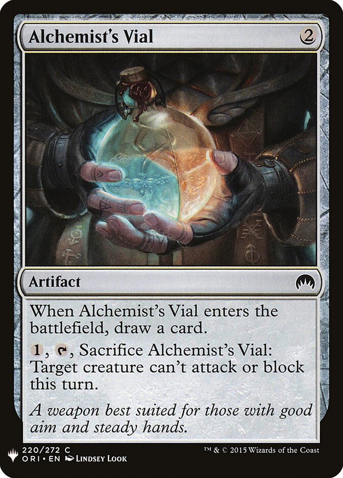 Alchemist's Vial (ORI-220) - The List (PLST)