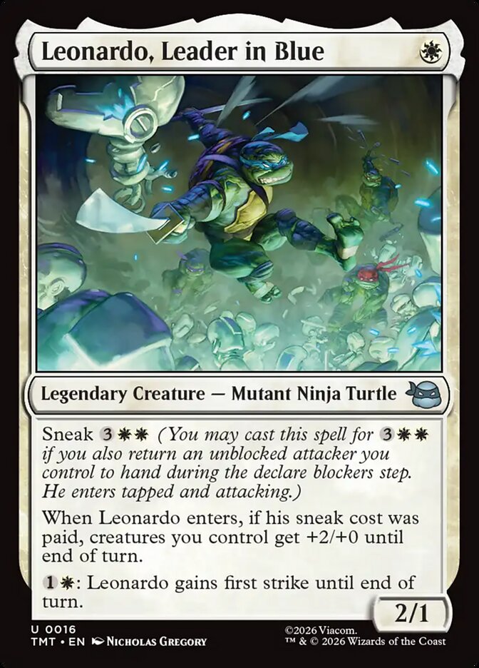 Leonardo, Leader in Blue (16) - Teenage Mutant Ninja Turtles (TMT)