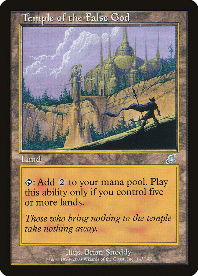 Temple of the False God (143) - Scourge (SCG)
