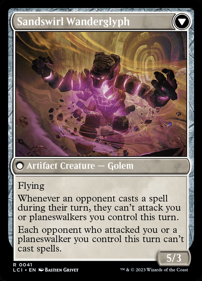 Unstable Glyphbridge // Sandswirl Wanderglyph (41) - The Lost Caverns of Ixalan (LCI)