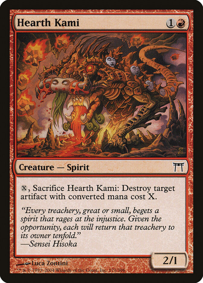 Hearth Kami (171) - Champions of Kamigawa (CHK)