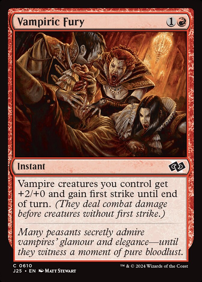 Vampiric Fury (610) - Foundations Jumpstart (J25)
