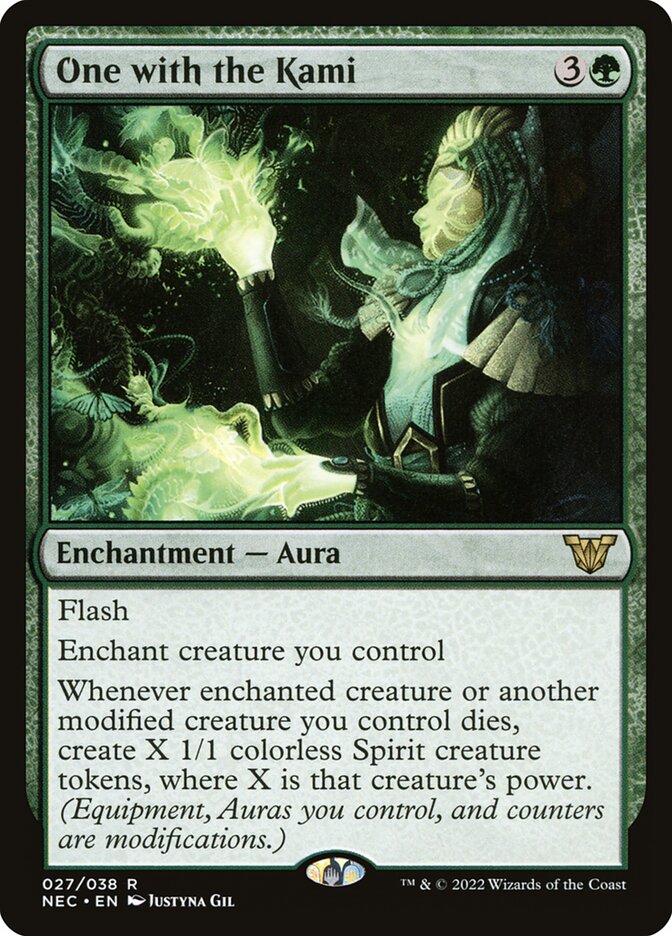 One with the Kami (27) - Neon Dynasty Commander (NEC)