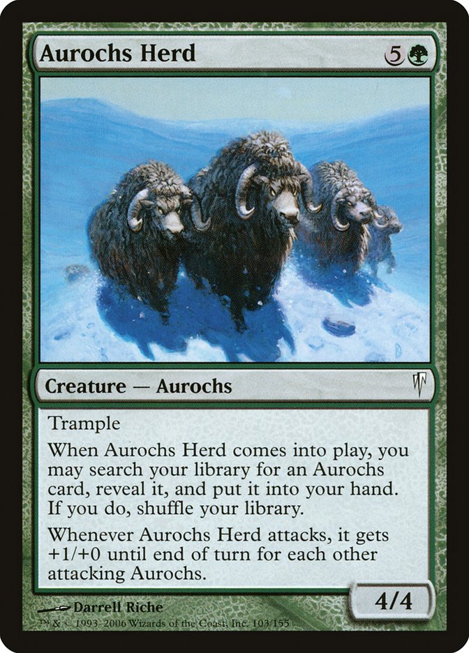 Aurochs Herd (103) - Coldsnap (CSP)