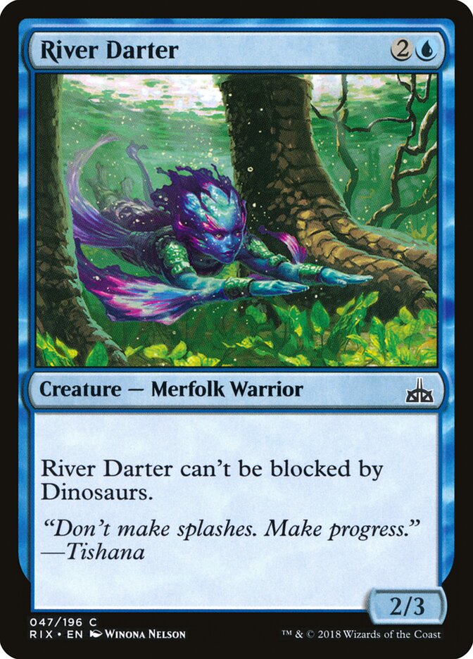 River Darter (47) - Rivals of Ixalan (RIX)