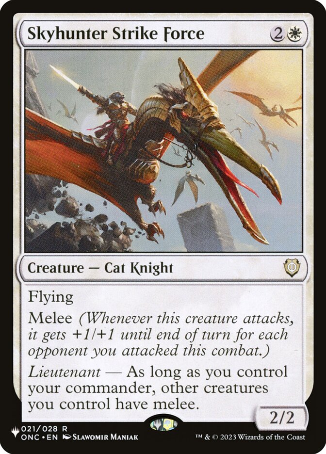 Skyhunter Strike Force (ONC-21) - The List (PLST)