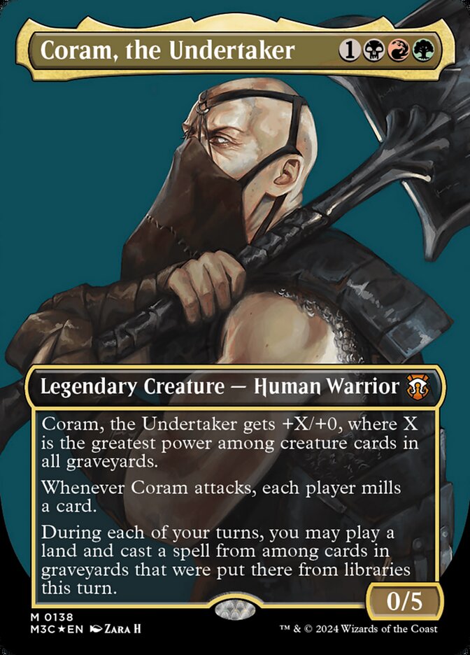 Coram, the Undertaker (138) - Modern Horizons 3 Commander (M3C)