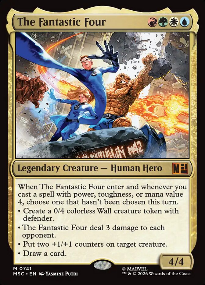 The Fantastic Four (741) - Marvel Super Heroes Commander (MSC)