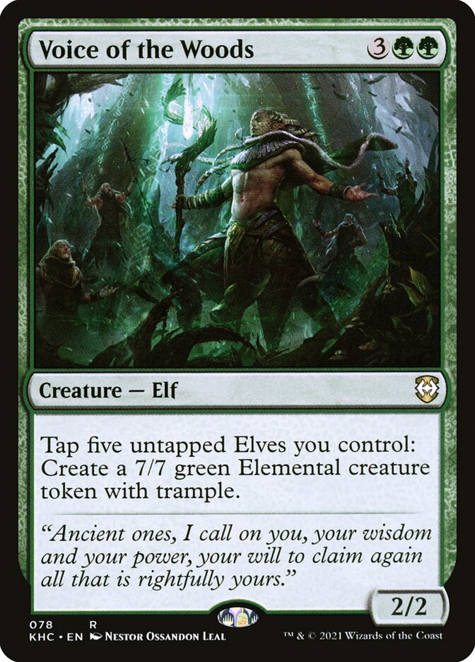 Voice of the Woods (78) - Kaldheim Commander (KHC)