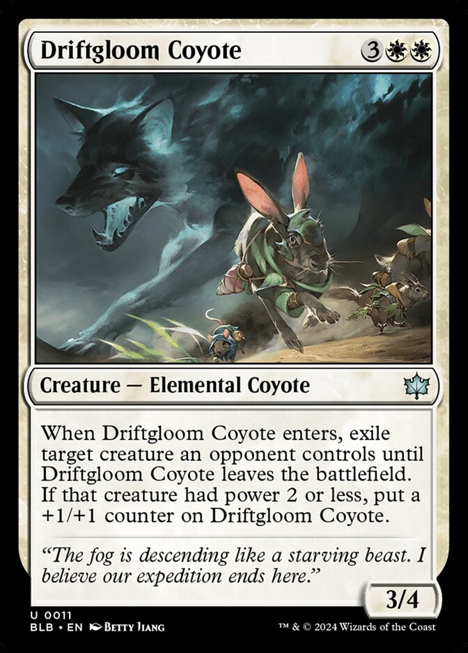 Driftgloom Coyote (11) - Bloomburrow (BLB)