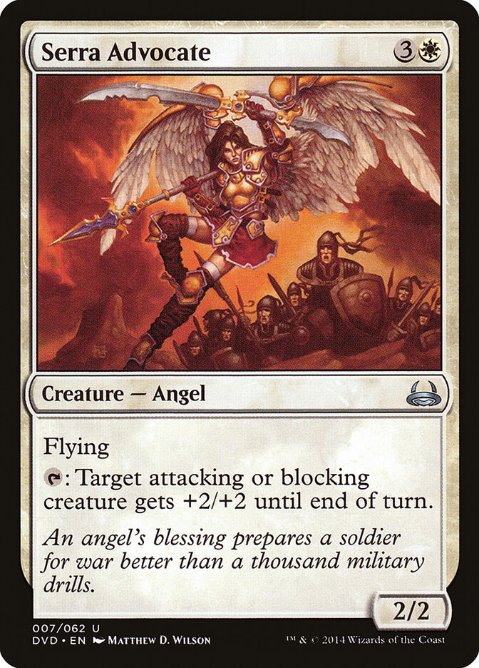 Serra Advocate (7) - Duel Decks Anthology: Divine vs. Demonic (DVD)