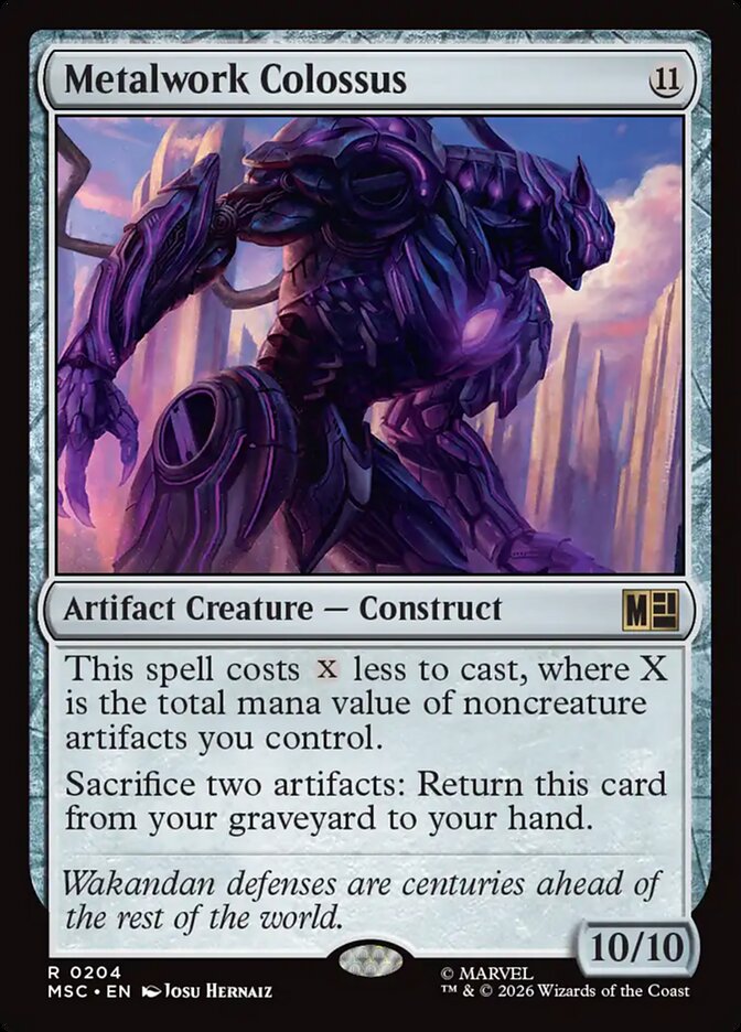 Metalwork Colossus (204) - Marvel Super Heroes Commander (MSC)