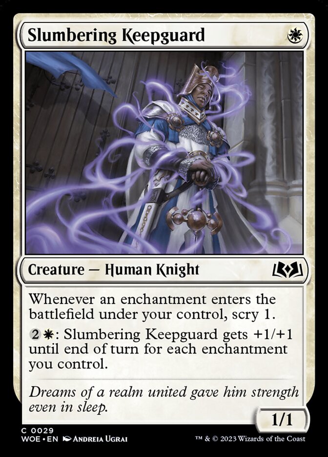 Slumbering Keepguard (29) - Wilds of Eldraine (WOE)