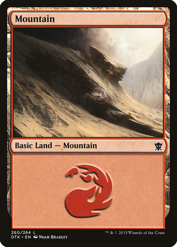 Mountain (260) - Dragons of Tarkir (DTK)