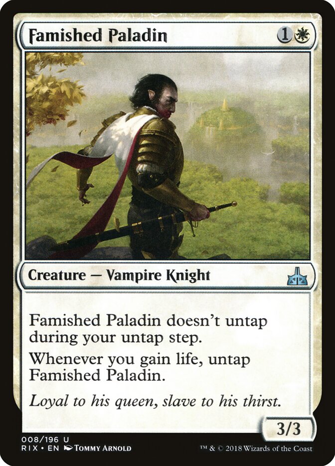 Famished Paladin (8) - Rivals of Ixalan (RIX)
