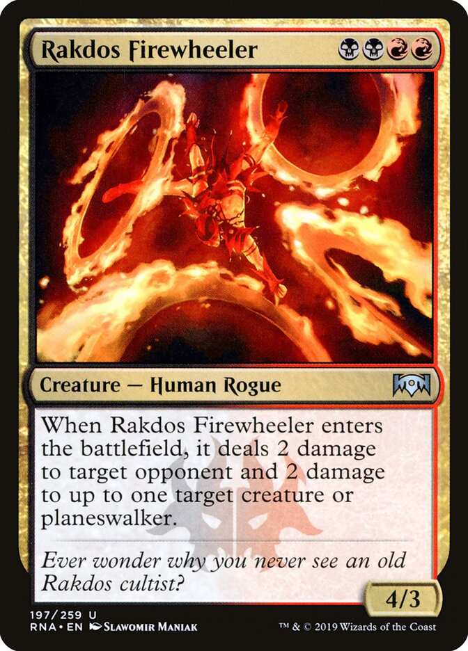 Rakdos Firewheeler (197) - Ravnica Allegiance (RNA)