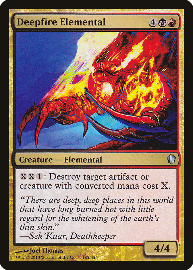 Deepfire Elemental (185) - Commander 2013 (C13)