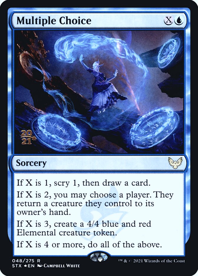 Multiple Choice (48s) - Strixhaven: School of Mages Promos (PSTX)