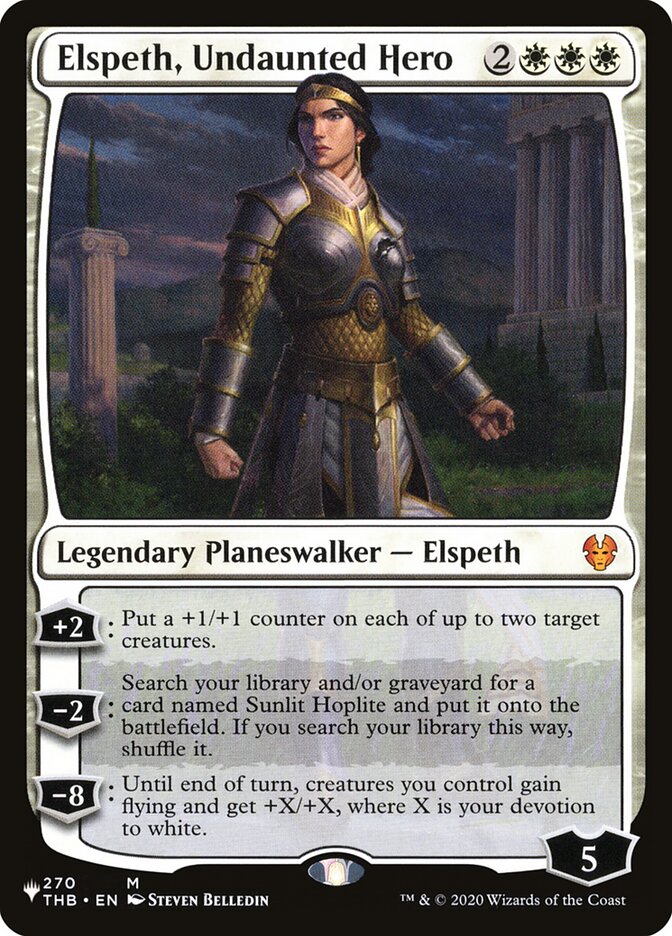 Elspeth, Undaunted Hero (THB-270) - The List (PLST)
