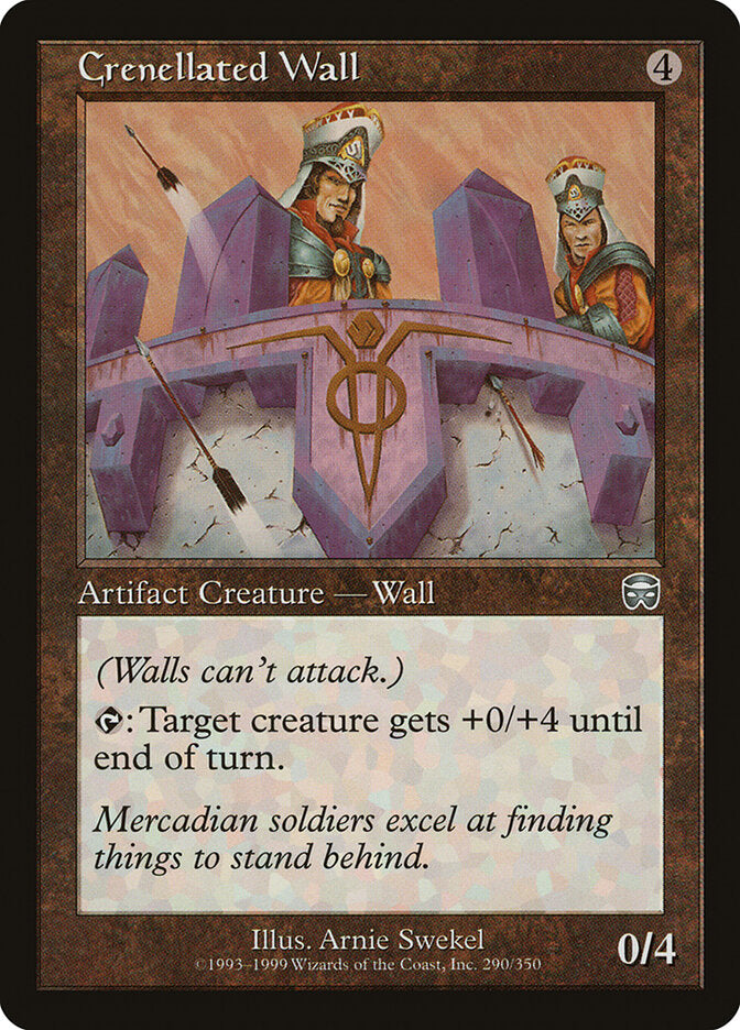 Crenellated Wall (290) - Mercadian Masques (MMQ)
