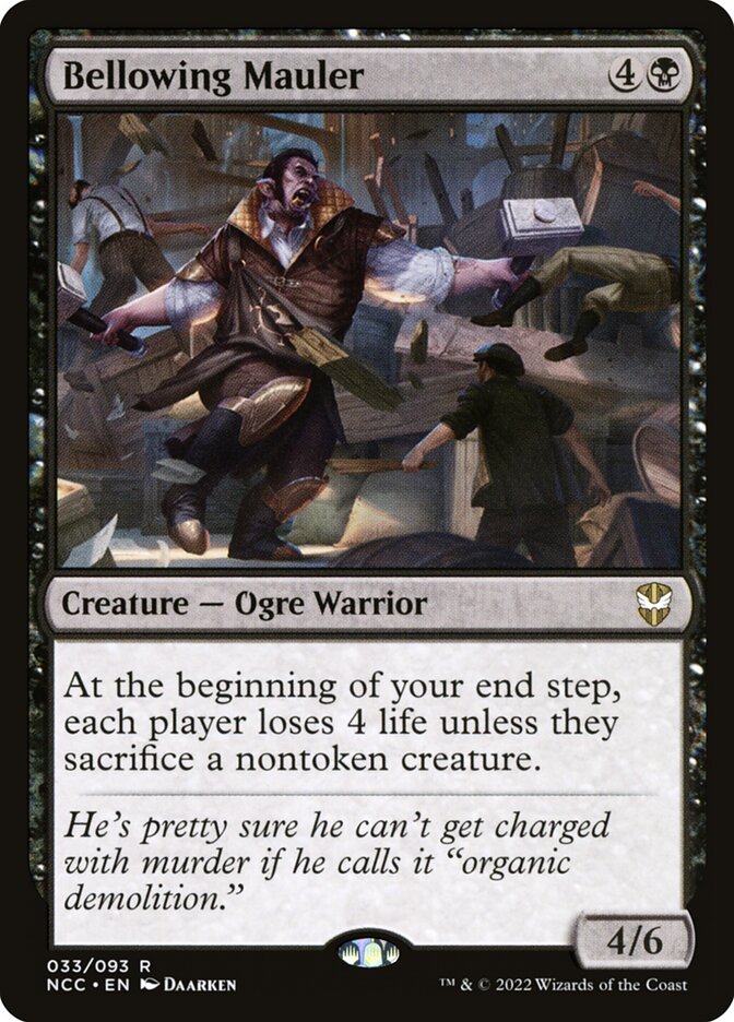 Bellowing Mauler (33) - New Capenna Commander (NCC)