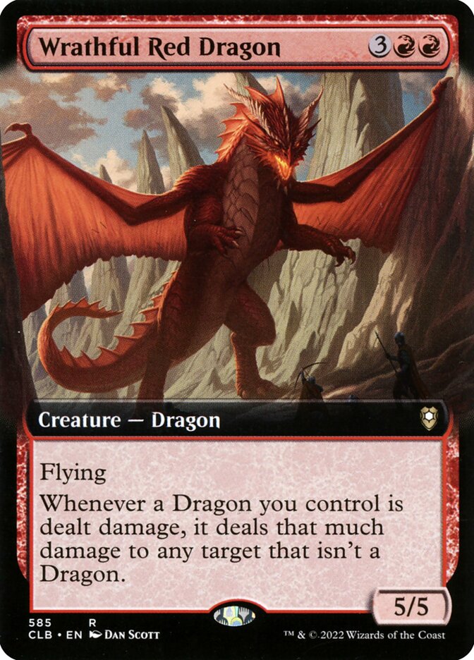 Wrathful Red Dragon (585) - Commander Legends: Battle for Baldur's Gate (CLB)