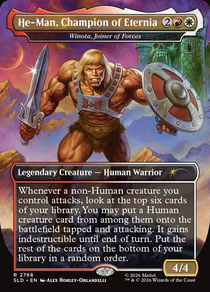 He-Man, Champion of Eternia - Winota, Joiner of Forces (2768) - Secret Lair Drop (SLD)