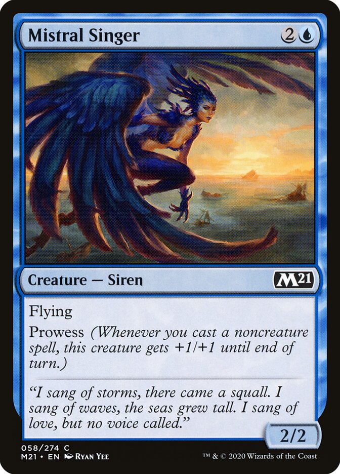 Mistral Singer (58) - Core Set 2021 (M21)