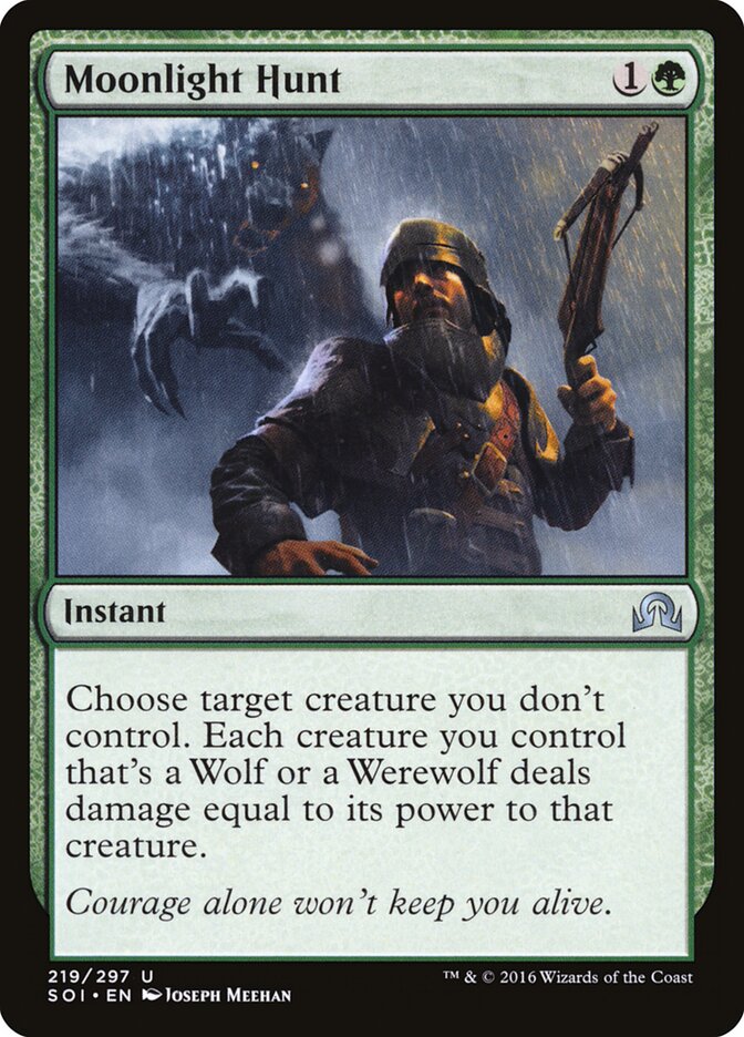 Moonlight Hunt (219) - Shadows over Innistrad (SOI)