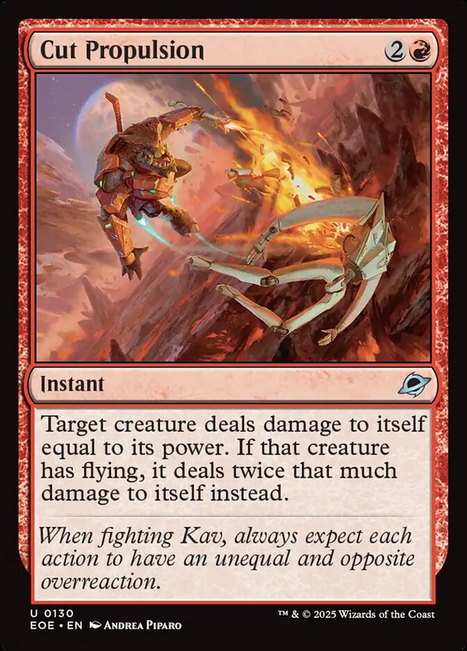 Cut Propulsion (130) - Edge of Eternities (EOE)