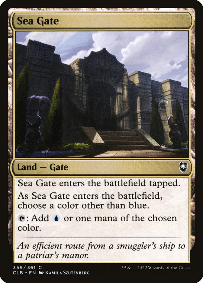 Sea Gate (359) - Commander Legends: Battle for Baldur's Gate (CLB)