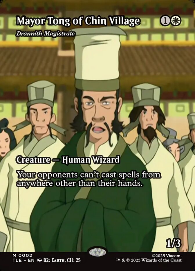 Mayor Tong of Chin Village - Drannith Magistrate (2) - Avatar: The Last Airbender Eternal (TLE)