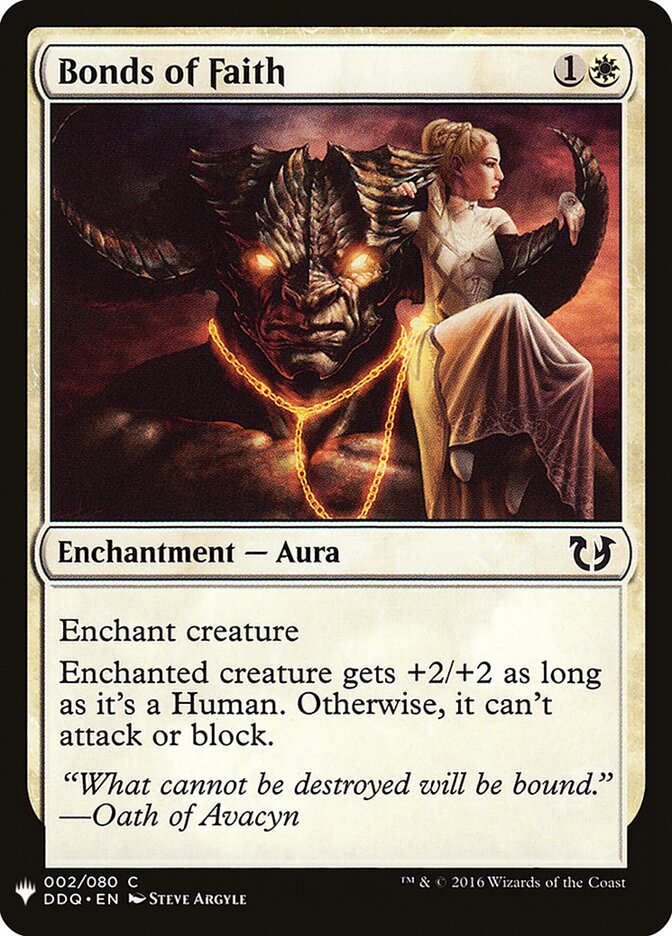 Bonds of Faith (DDQ-2) - The List (PLST)