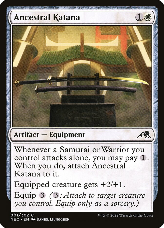 Ancestral Katana (1) - Kamigawa: Neon Dynasty (NEO)