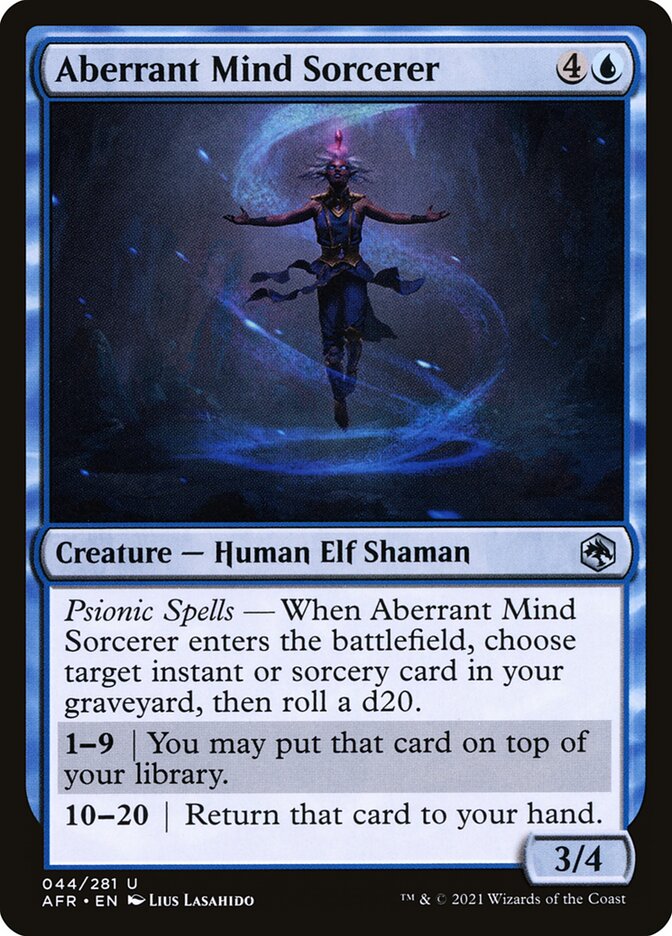 Aberrant Mind Sorcerer (44) - Adventures in the Forgotten Realms (AFR)