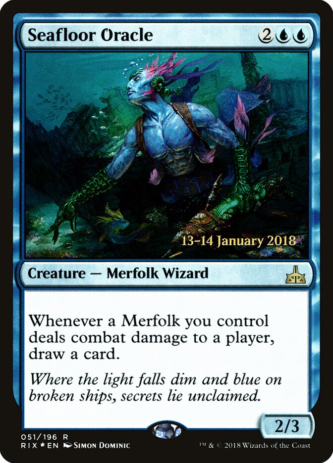 Seafloor Oracle (51s) - Rivals of Ixalan Promos (PRIX)