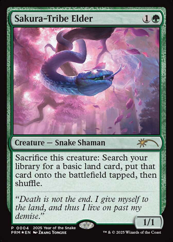 Sakura-Tribe Elder (4) - Year of the Snake 2025 (PL25)