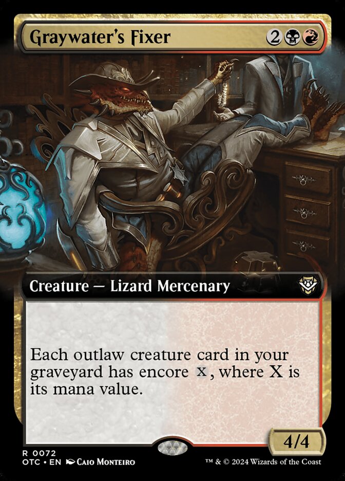 Graywater's Fixer (72) - Outlaws of Thunder Junction Commander (OTC)