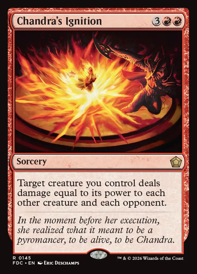 Chandra's Ignition (145) - Foundations Commander (FDC)