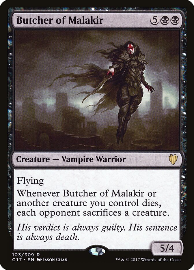 Butcher of Malakir (103) - Commander 2017 (C17)