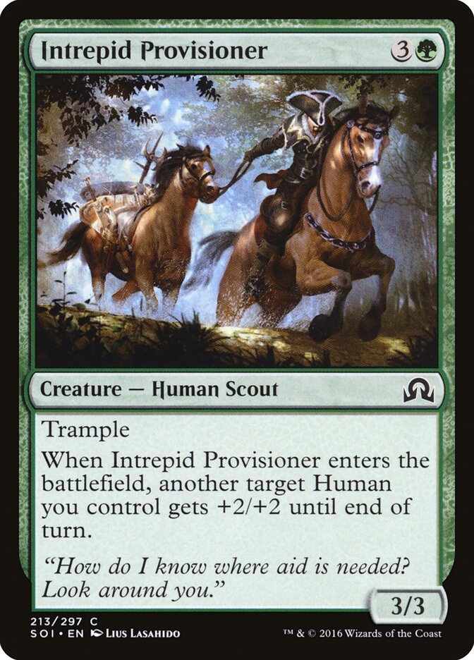 Intrepid Provisioner (213) - Shadows over Innistrad (SOI)