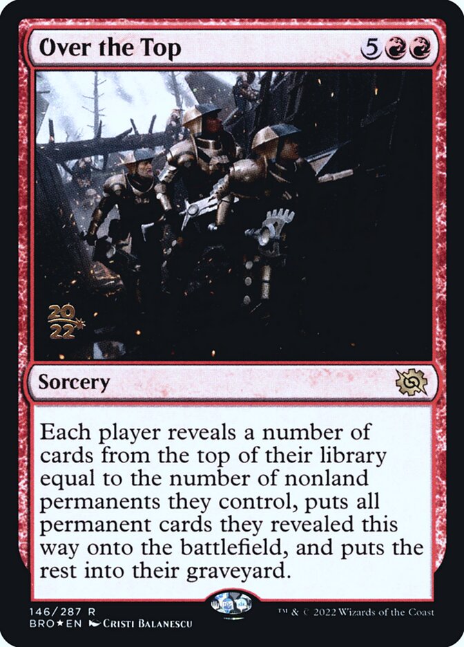 Over the Top (146s) - The Brothers' War Promos (PBRO)