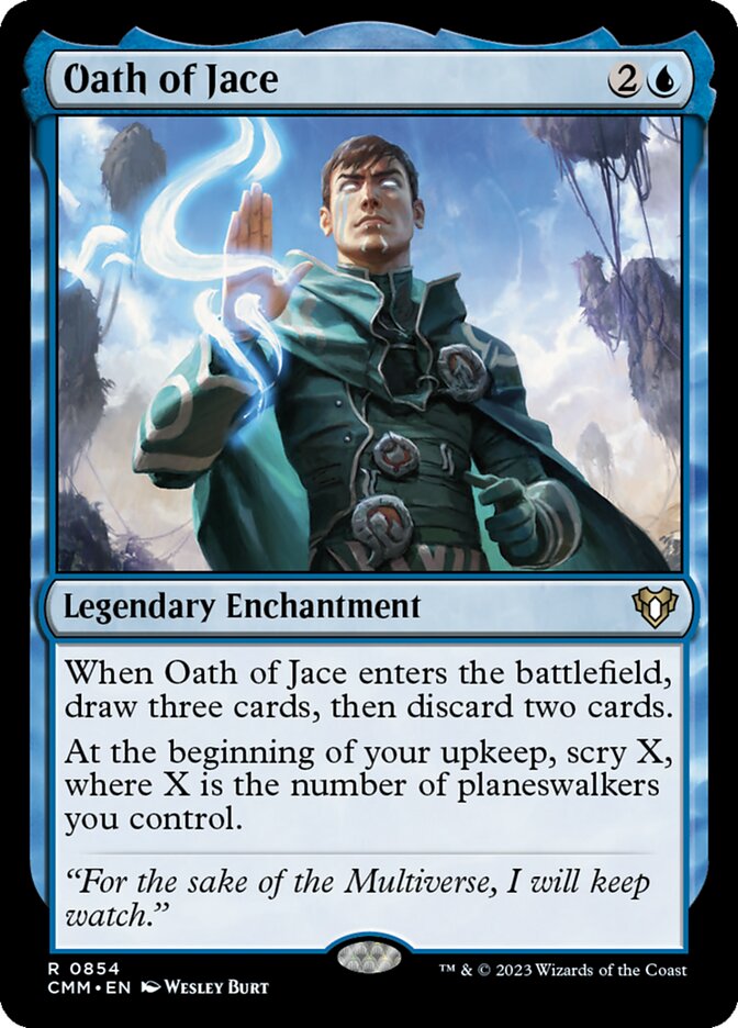 Oath of Jace (854) - Commander Masters (CMM)