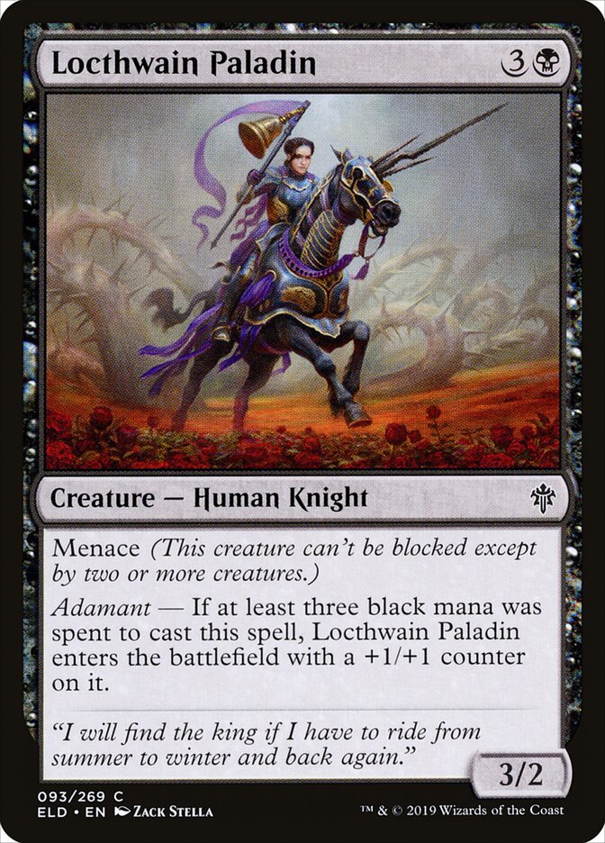 Locthwain Paladin (93) - Throne of Eldraine (ELD)