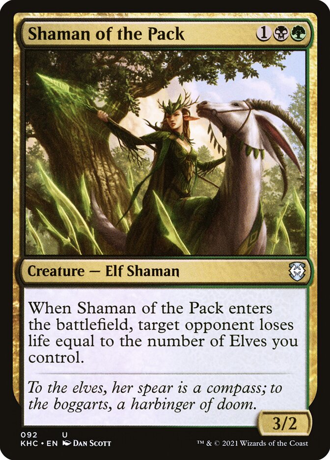 Shaman of the Pack (92) - Kaldheim Commander (KHC)