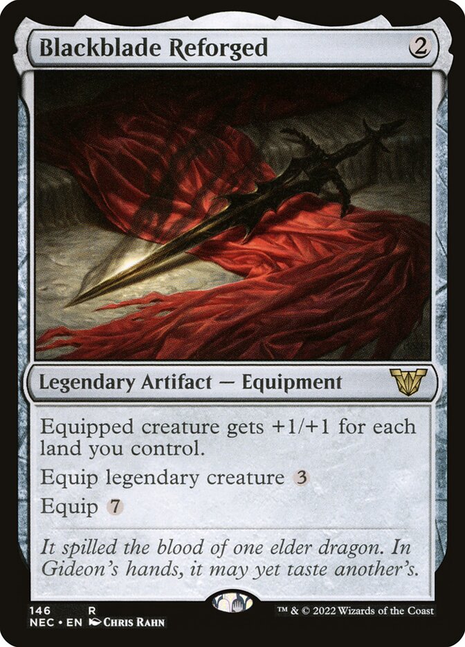 Blackblade Reforged (146) - Neon Dynasty Commander (NEC)