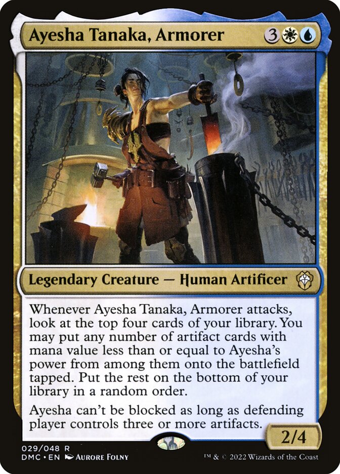 Ayesha Tanaka, Armorer (29) - Dominaria United Commander (DMC)