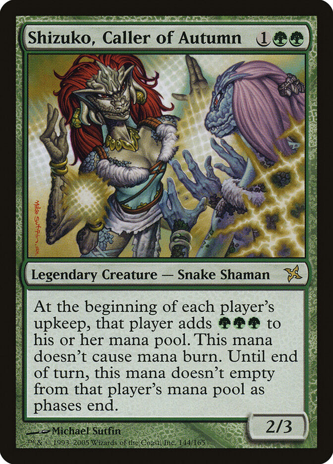 Shizuko, Caller of Autumn (144) - Betrayers of Kamigawa (BOK)