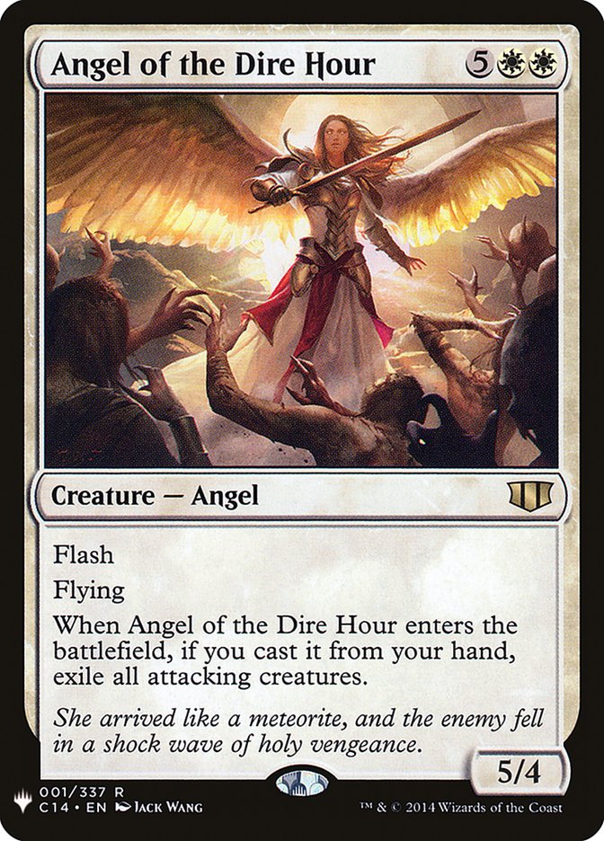 Angel of the Dire Hour - The List (PLST)